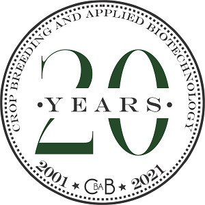 Logomarca do periódico: Crop Breeding and Applied Biotechnology