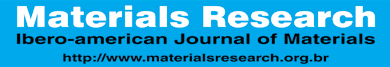 Logomarca do periódico: Materials Research
