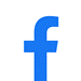 Logo da rede social Facebook