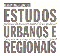 Logomarca do periódico: Revista Brasileira de Estudos Urbanos e Regionais