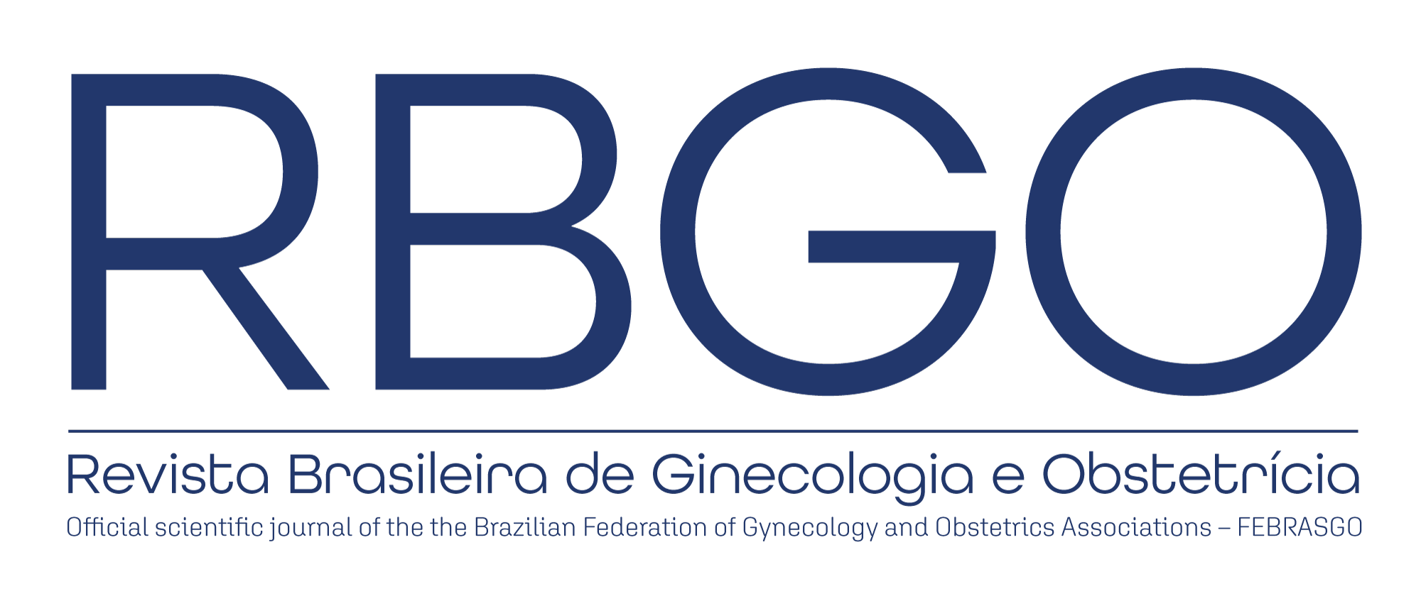 Logomarca do periódico: Revista Brasileira de Ginecologia e Obstetrícia
