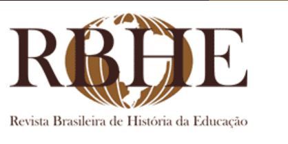 Logomarca do periódico: Revista Brasileira de História da Educação