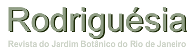 Logomarca do periódico: Rodriguésia